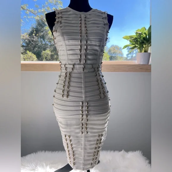 Fashion Nova | Dresses | Fashion Nova White Sleeveless Bandage Dress |  Poshmark